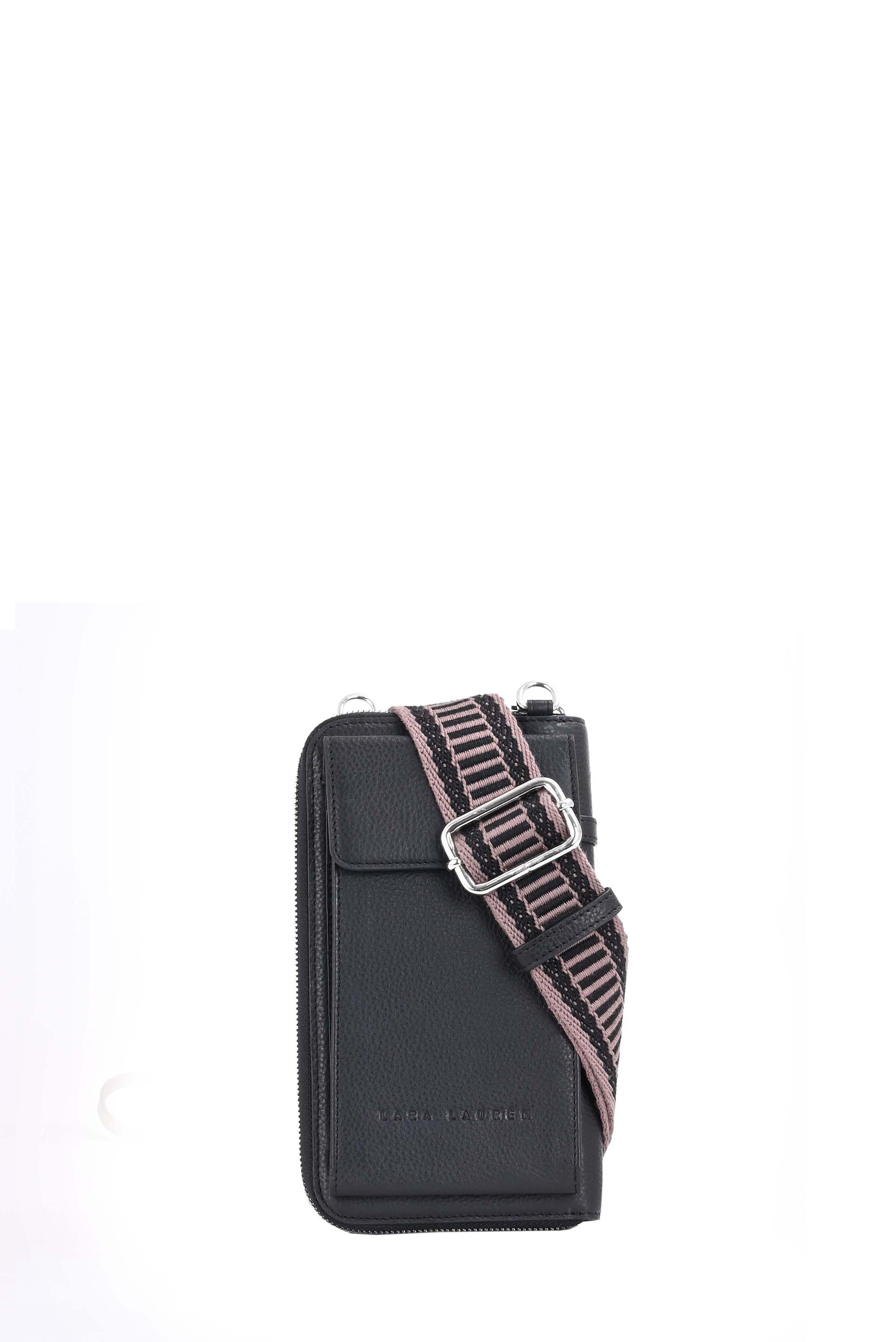 CITY Wallet B Handytasche, breiter Gurt, black 